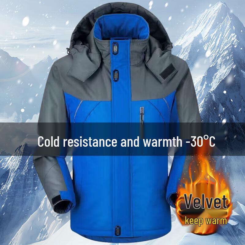 PLAYBOY Men's 2025 Winter Outdoor Waterproof Jacket