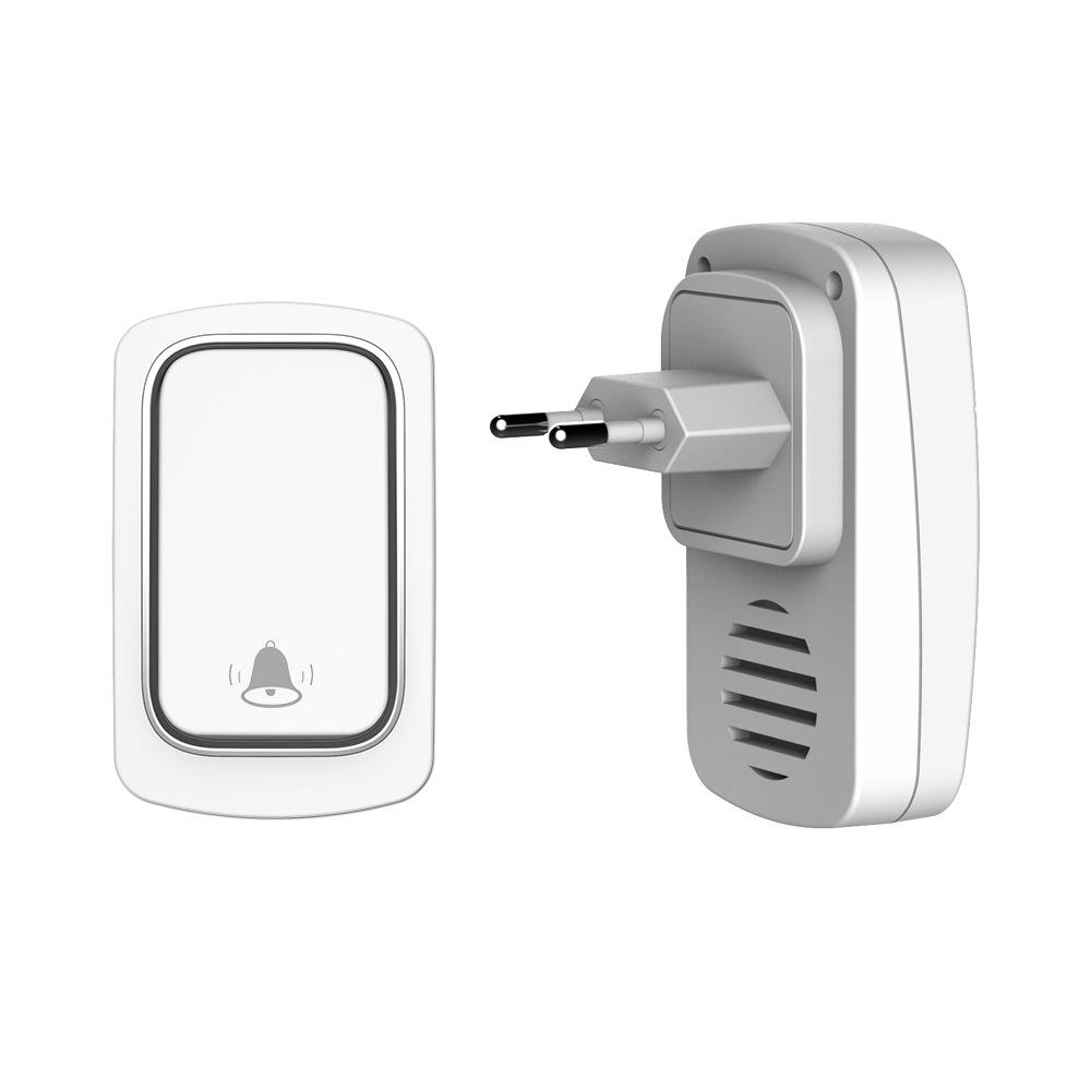Wireless DoorBell QX-001 Ringer Self-powered Doorbell Home Waterproof With 38 Chimes Ring Bell 4-Volume Suitable for Home Office
