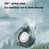 Tragbarer blattloser elektrischer Ventilator Einstellbare 3 Geschwindigkeiten Aufhängbar Hüft-Nacken-Ventilator geeignet für Outdoor Zuhause