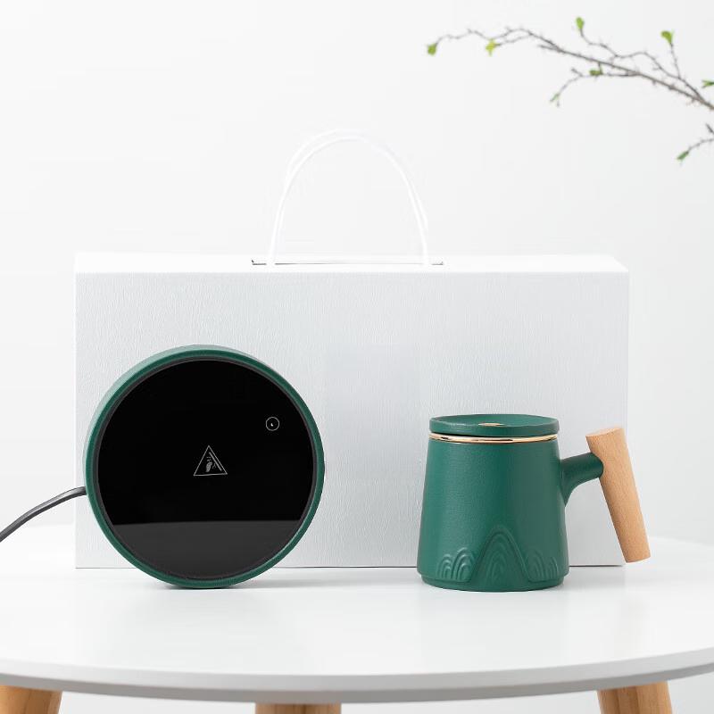 TLAKEHO Ceramic Thermostatic Tea Separation Mug