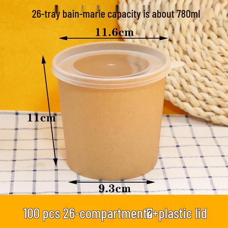 

Disposable Kraft Paper Soup Containers