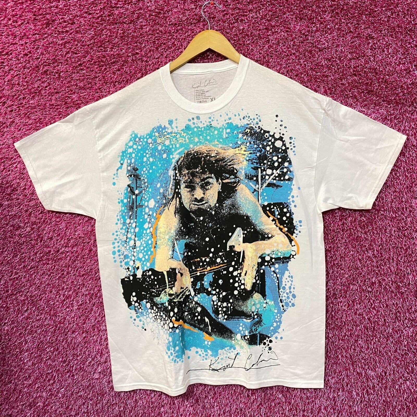 Kurt Cobain Nirvana подводная футболка в стиле гранж 4XL
