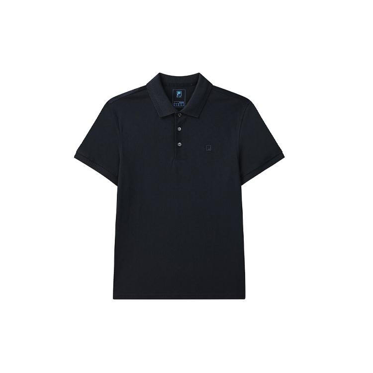FILA Polo Shirts Men s Dark Blue Polo Collar Moderate Straight Fit F11M122132F-NV M