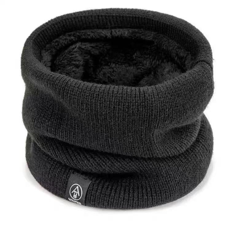 Elderly Grandmother Plus Velvet Rabbit Woolen Hat Middle Aged and Elderly Warm Hat  Thickened Knitted Cotton Hat