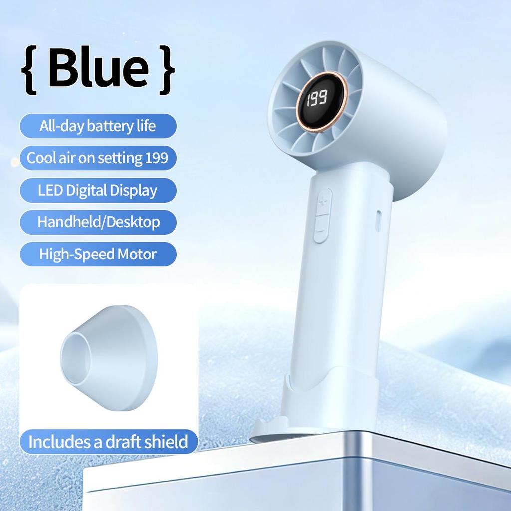 2026 New 12S Icy Mini Portable Handheld Fan