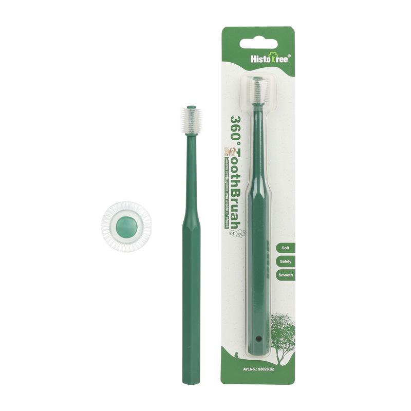 360° Pet Toothbrush for Cats & Dogs: Oral Cleaning Supplies