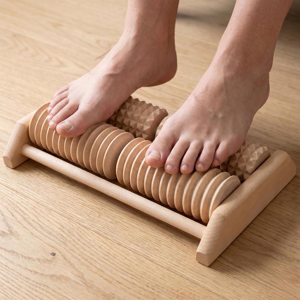 Wooden 2-in-1 SET MASSAGER FOR BODY MASSAGE MADEROTHERAPY CELLULITE GIFT
