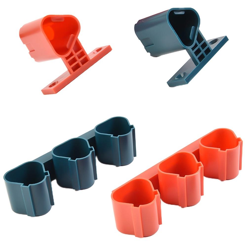 Replacement High-Quality Materials Tools Workshop Equipment Accessories Battery Holder Batteries Blue/Red Plastic 1/3 Slots