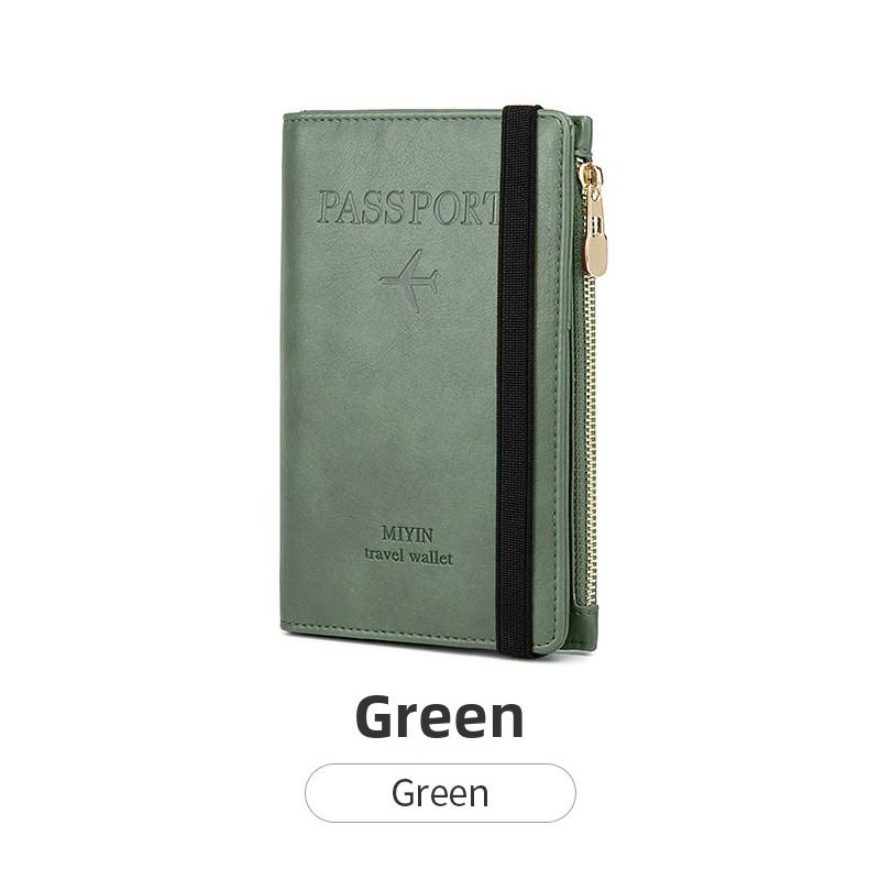 2025 Slim RFID Blocking Passport Holder Travel Wallet for Men and Women