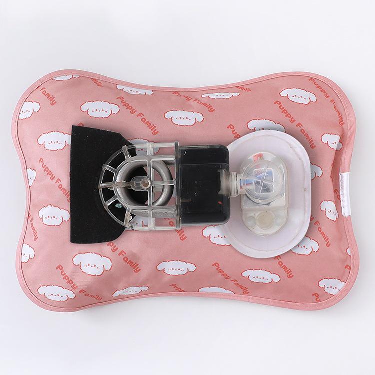 Bolsa de Água Quente de Pelúcia Fofa à Prova de Explosão para Meninas - Aquecedor de Mãos e Conforto Abdominal