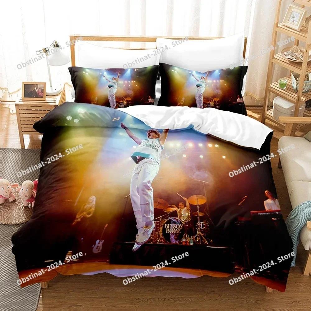 Benson Boone concert Bedding Set Printed single Comforter Quilt Bed Cover Duvet Cover Pillow Case 3 Pieces Sets Kids Adult Size