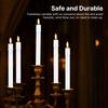 6 Pack Flameless Candles with Remote 2 Timer 2 Flicking Speed 5 Brightness Adjustable USB Operated