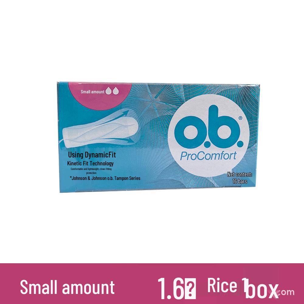 Johnson's OB Tampons Super, 16 Count - Internal Sanitary Protection for Periods, Suitable for Swimming, German Import