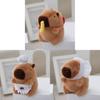 Fun Capybara Keychain Plush Toy Cuddly And Adorable Water Capybara Doll For Trendy Accessories