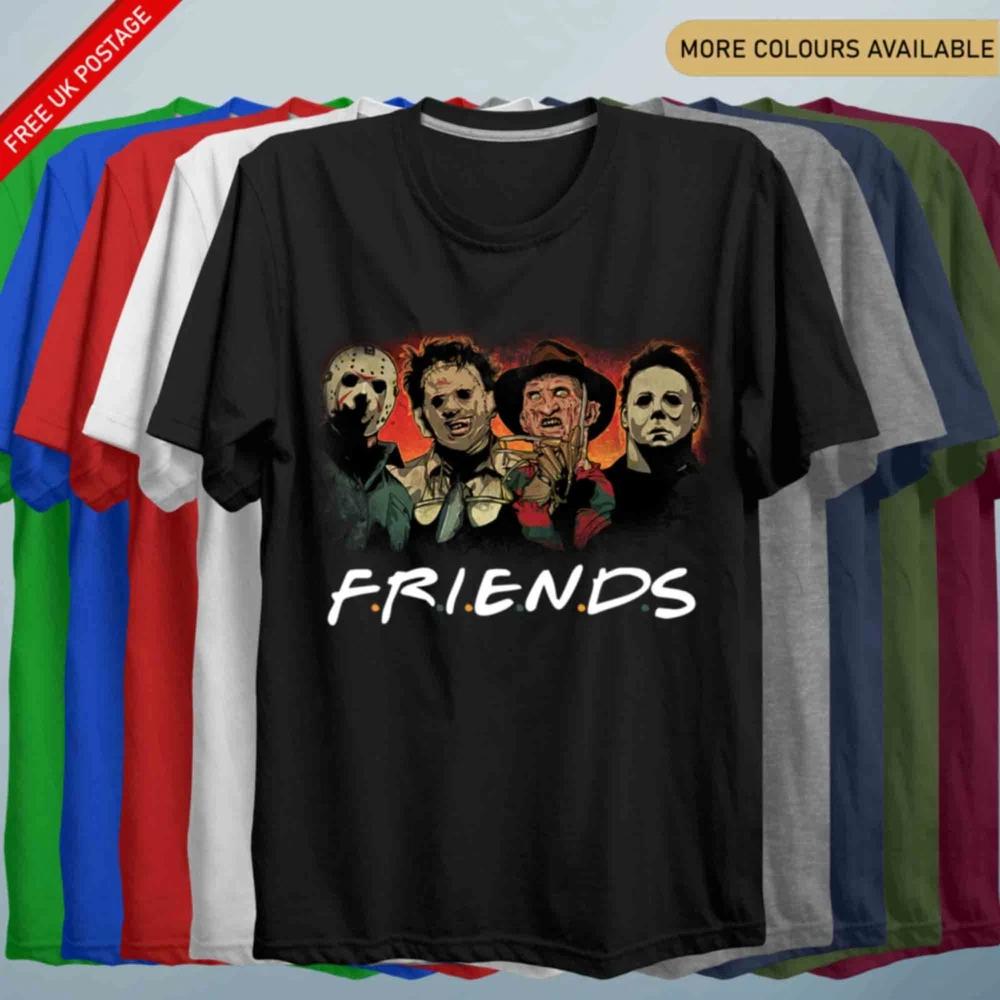 HALLOWEEN Horror T Shirt Unisex Unisex Top Spooky Tee Horror Character Friends Top S