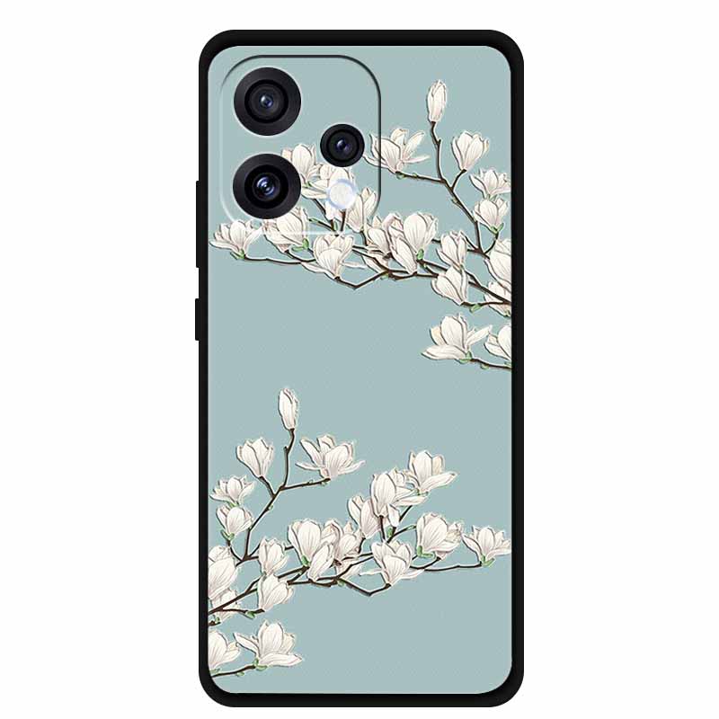 3D Emboss Case For Oppo Reno15 5G Phone Case Reno 15 Coque Flowers Silicone Soft Back Cover For Oppo Reno 15C 5G 2025 Case Funda