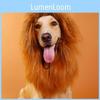 Lion Costume Pet Mane Wig For Dog Halloween Festival Dress Up Prop Gift Fashion