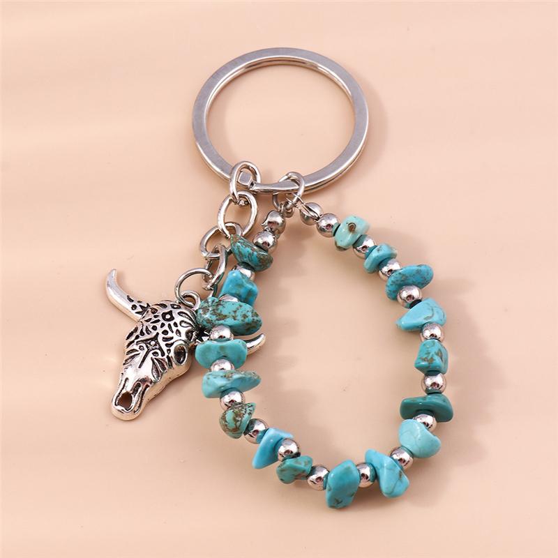 Cute Sun Moon Keychain Metal Cross Keyring Pendants for Car Key Holder Women Girls Handbag Accessories DIY Jewelry Gifts