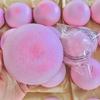 Pink Bun Stress Relief Toy Sticky Simulation Steamed Bun Squeeze Toy Slow Rising Dumpling Shape Sensory Fidget Toy