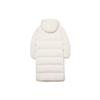 MLB FW23 New York Yankees Logo Print Long Hooded Down Coat Unisex outerwear White 3ADJB1336-50CRS