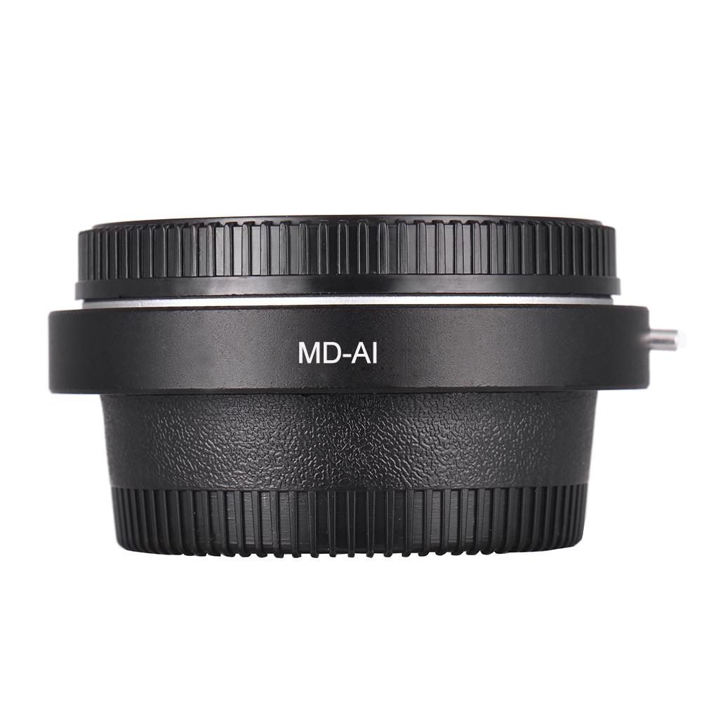 

MD AI Lens Mount Adapter Ring with Corrective Lens for Minolta MD MC Mount Lens to Fit for Nikon AI F Mount Camera for