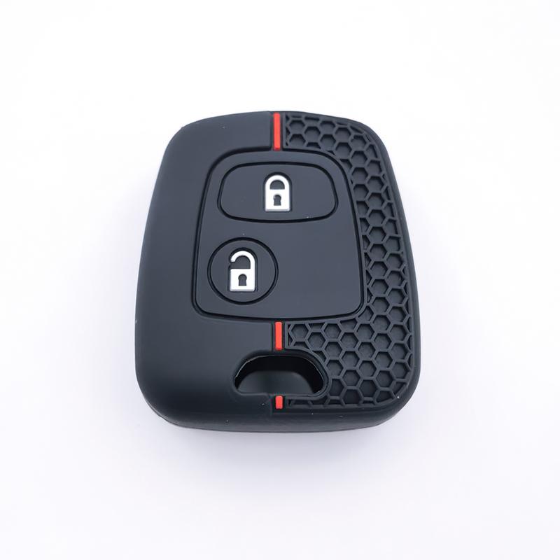 

Силиконовый чехол-брелок на 2 кнопки для автомобиля Peugeot 106 107 206 207 307 Citroen C1 C2 C3 C4 Xsara Picasso Для Toyota Aygo Защитный