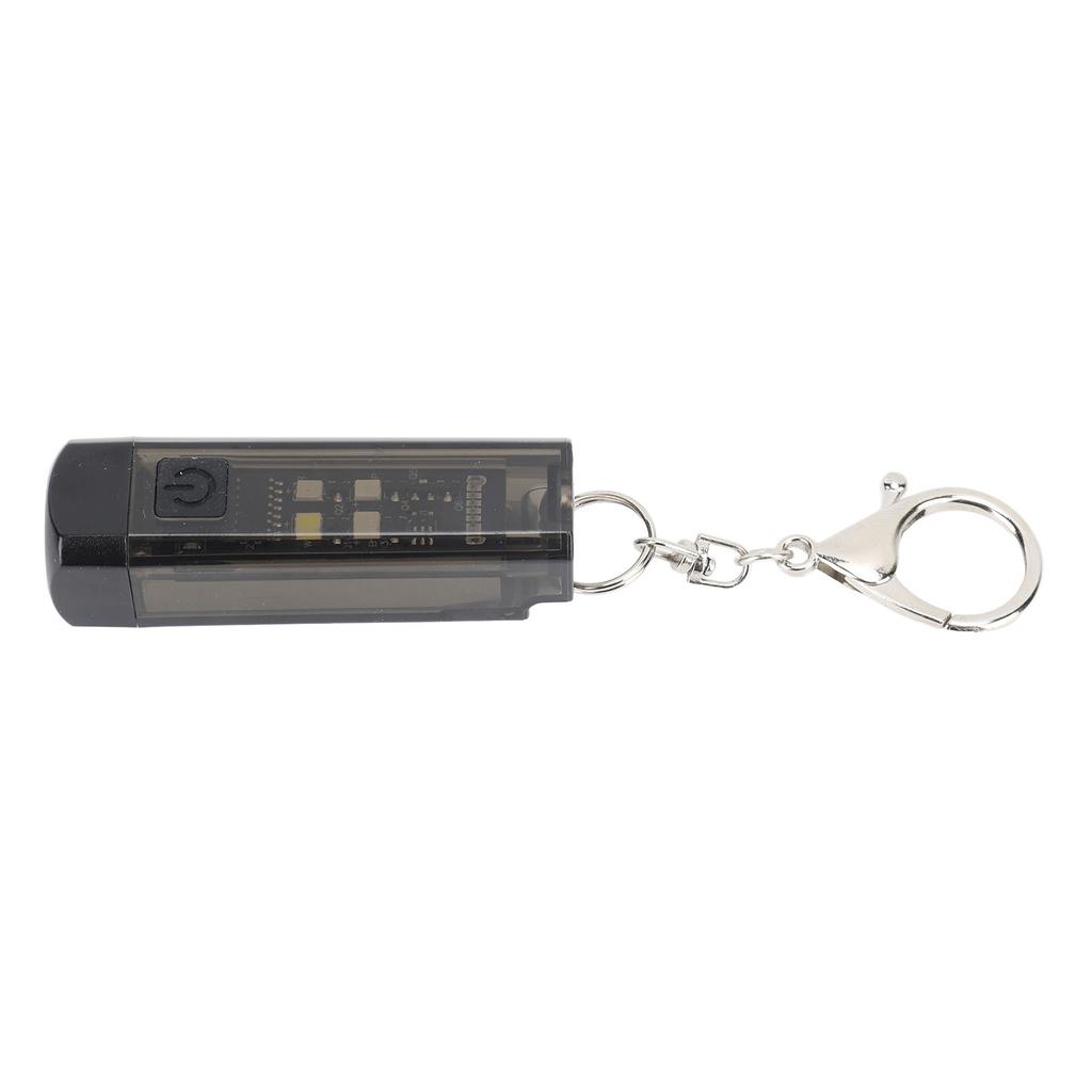 Keychain Flashlight Plastic 2 Lighting Mode Magnetic USB Rechargeable Portable Mini Pocket Keychain