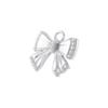 Creative Copper Inlaid Pearl Bow Love Pendant Personalized Bear Shell Pendant Vd 2000-09