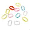 300Pcs Acrylic Assorted Color Linking Rings Connectors for Glasses Bags Earring Necklace Jewelry