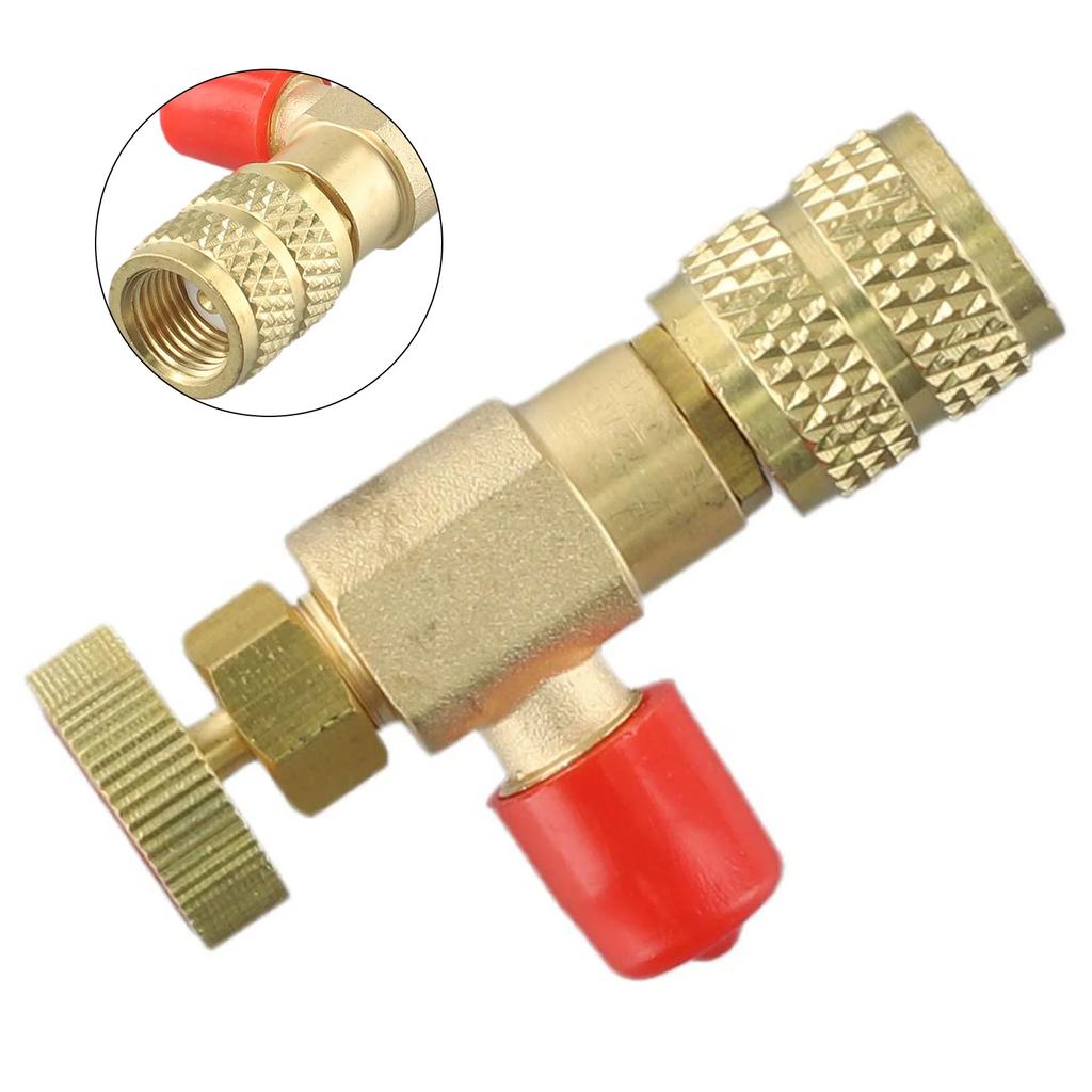 Practical Valve Flow Control Valve 1/4 In - 5/16in Replacement Safety Valve Accessories Charging Hose Control Valve