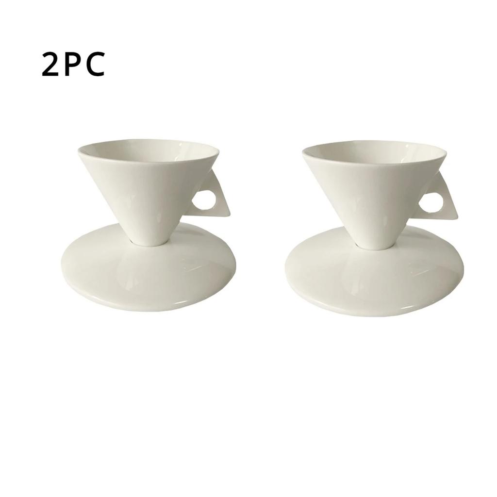 Hrnek na kávu Vintage Instagram Style Kostní porcelán Trojúhelníkový kuželový hrnek Vintage keramický šálek na latte z kostního porcelánu Hrnky na kávu