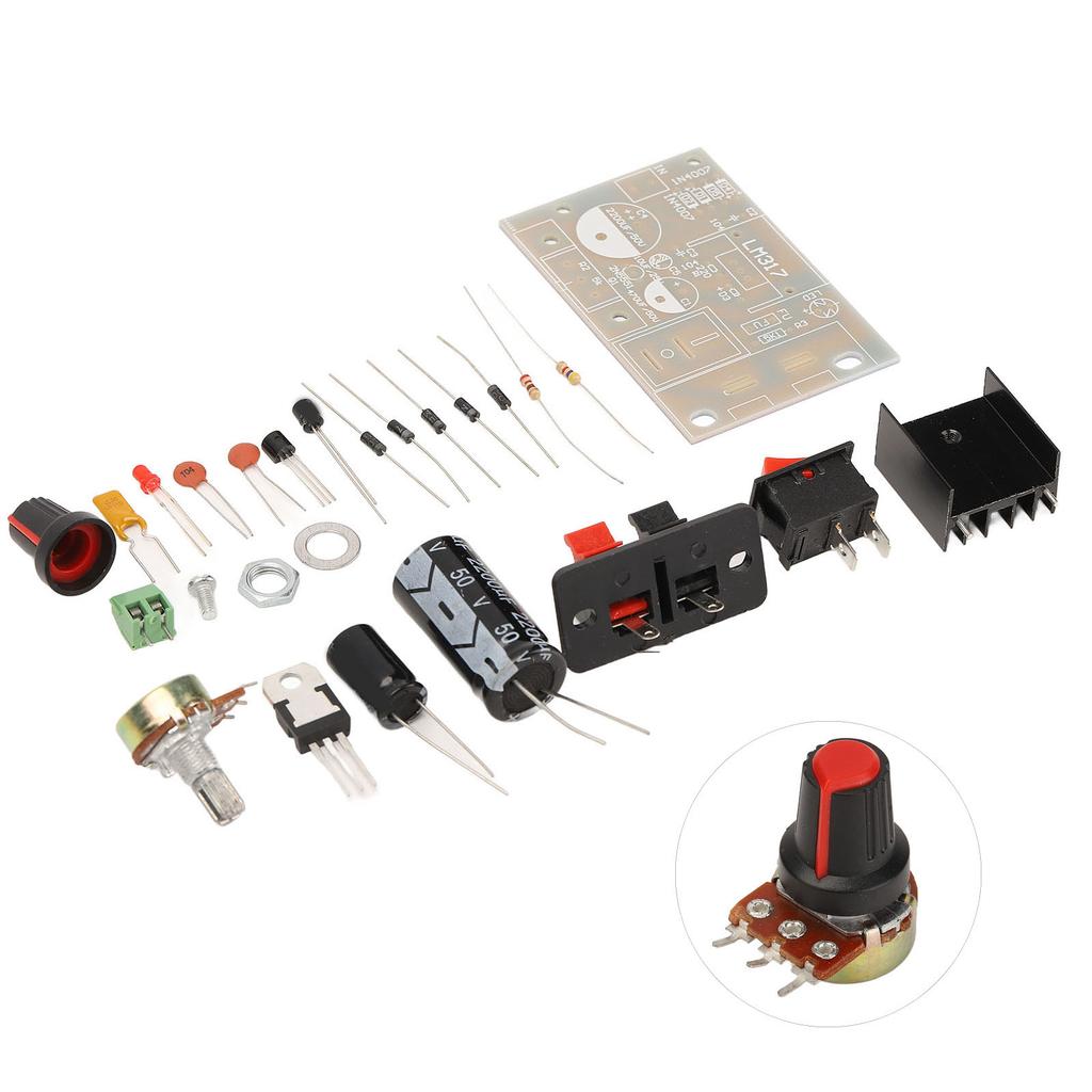 Sada regulovaného napájecího zdroje pro kutily Nastavitelná deska DC napájecích zdrojů s ochranou proti zkratu