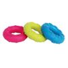 Pet Toy Donut Shape Interactive Throwing Catching Dog Toy Teeth Cleaning Massage Bumps Footprint Texture Bite-Resistant Pet Dog Chew