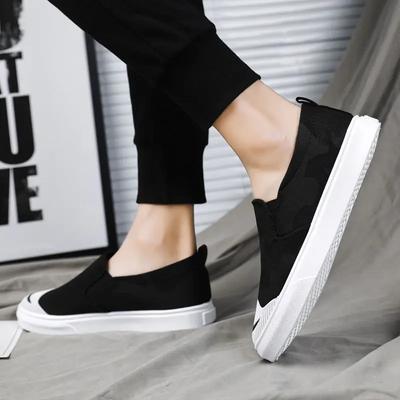 Fashion Slip-on New In Men's Casual Shoes Leisure Male Shoe Cheap Clearance Korean Style Elegant Footwear Sneakers Offer Legitimate