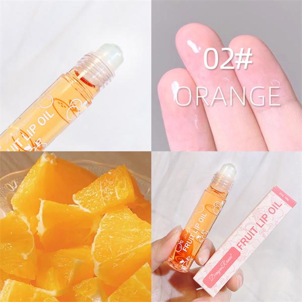 Roll-on Fruit Lip Oil Moisturizing Transparent Lip Gloss