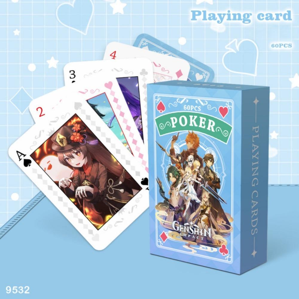 Anime Poker Toy Jujutsu Kaisen Board Game Cards NARUTO HUNTER×HUNTER Cosplay Hardcover Table Game Fans Birthday Gift