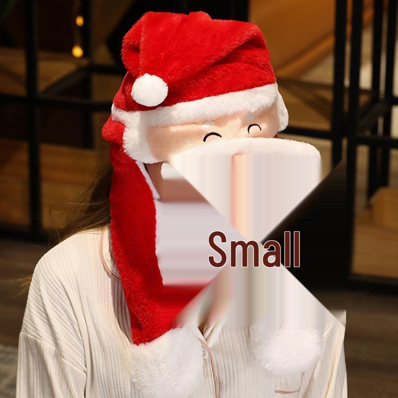 

Festive Reindeer & Santa Hat with Moving Ears - Creative Christmas Headwear for Kids 60 cm