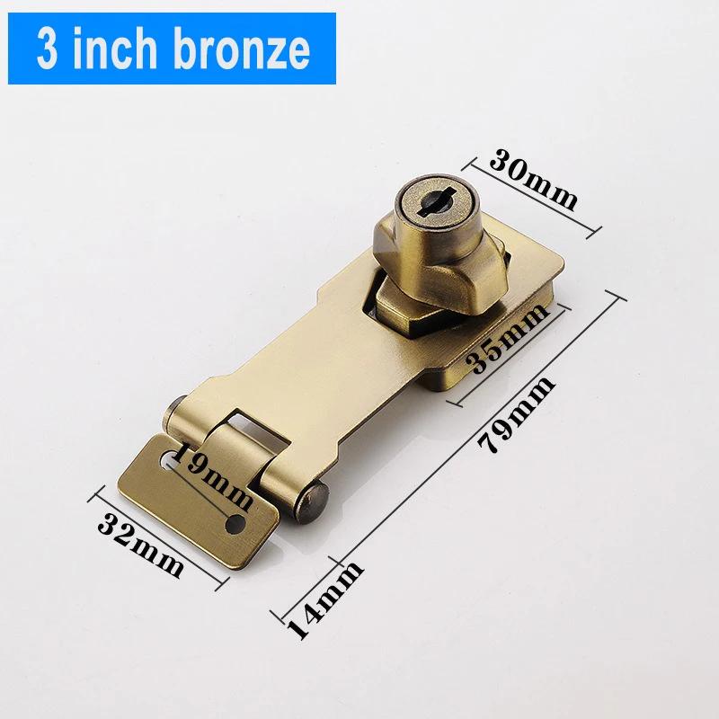 Keyed Hasp Locks Cabinet Locks with Keys,Twist Knob Keyed Locking Hasp,for Drawer,Cabinets Suitable for Use in Various Cabinets