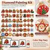 6pcs/set Acrylic Round Board Suncatcher Craft Kit Christmas Decor Craft  Christmas Festival