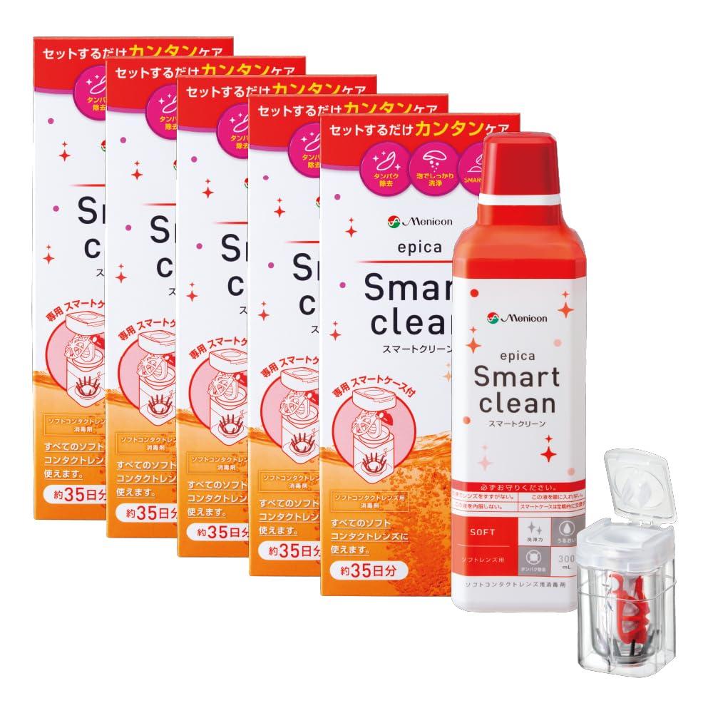 

Menicon Epica Smart Clean 300 мл x 5 для мягких контактных линз Простые продукты для ухода за контактными линзами Бутылки, Линзы, Уход, оранжевый