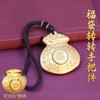 Solid Stress Relief Artifact Wealth-Attracting Fortune Bag Rotating Handheld Metal Craft Gift