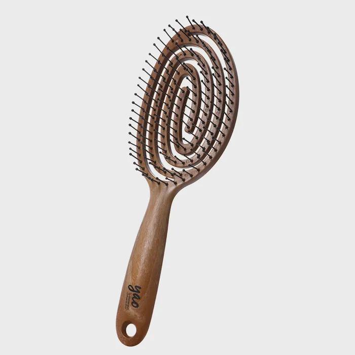Hairbrush Wood Round