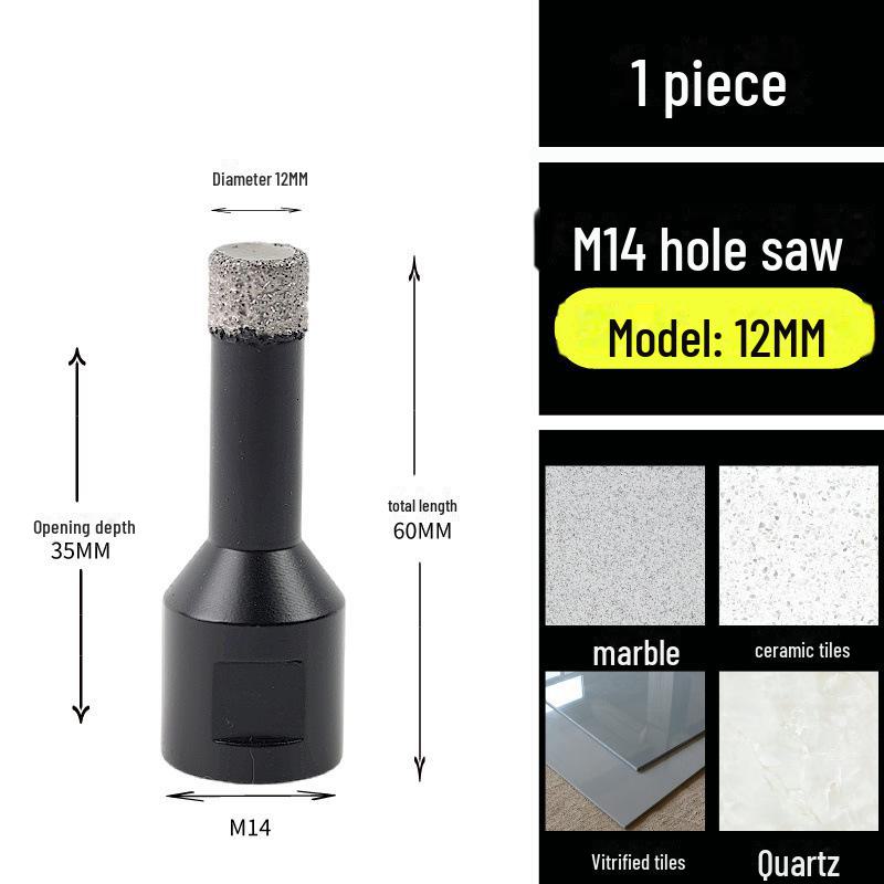 Diamond Marble Angle Grinder Drill Hole Expander for M14 Quartz Granite Tile Stone