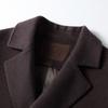 Coat Autumn and Winter Double-breasted Wool Trench Coat Take-off Goose Down Liner Youth Warm Woolen Coat