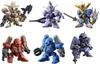 Gashapon Mobile Suit Gundam Gashapon Warrior DASH05 Complete Set of 6