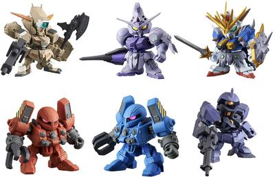 Gashapon Mobile Suit Gundam Gashapon Warrior DASH05 Conjunto Completo de 6