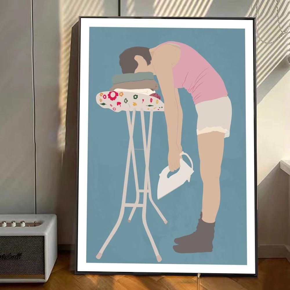 Laundry Day Art Poster Good Quality Prints and Posters Vintage Room Home Bar Cafe Decor Aesthetic Posters Waterproof Paper