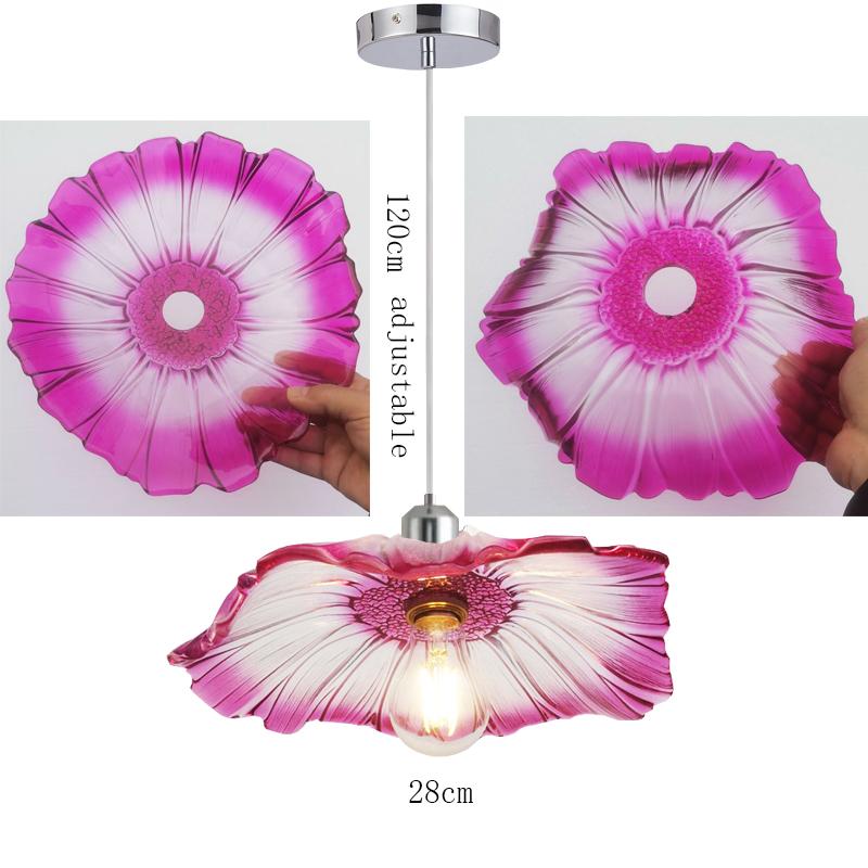 Dining Room Kitchen Nordic Glass Pendant Lamps Hanging Chandelier Ceiling Living Room Bedroom Indoor Decorative lights Fixture