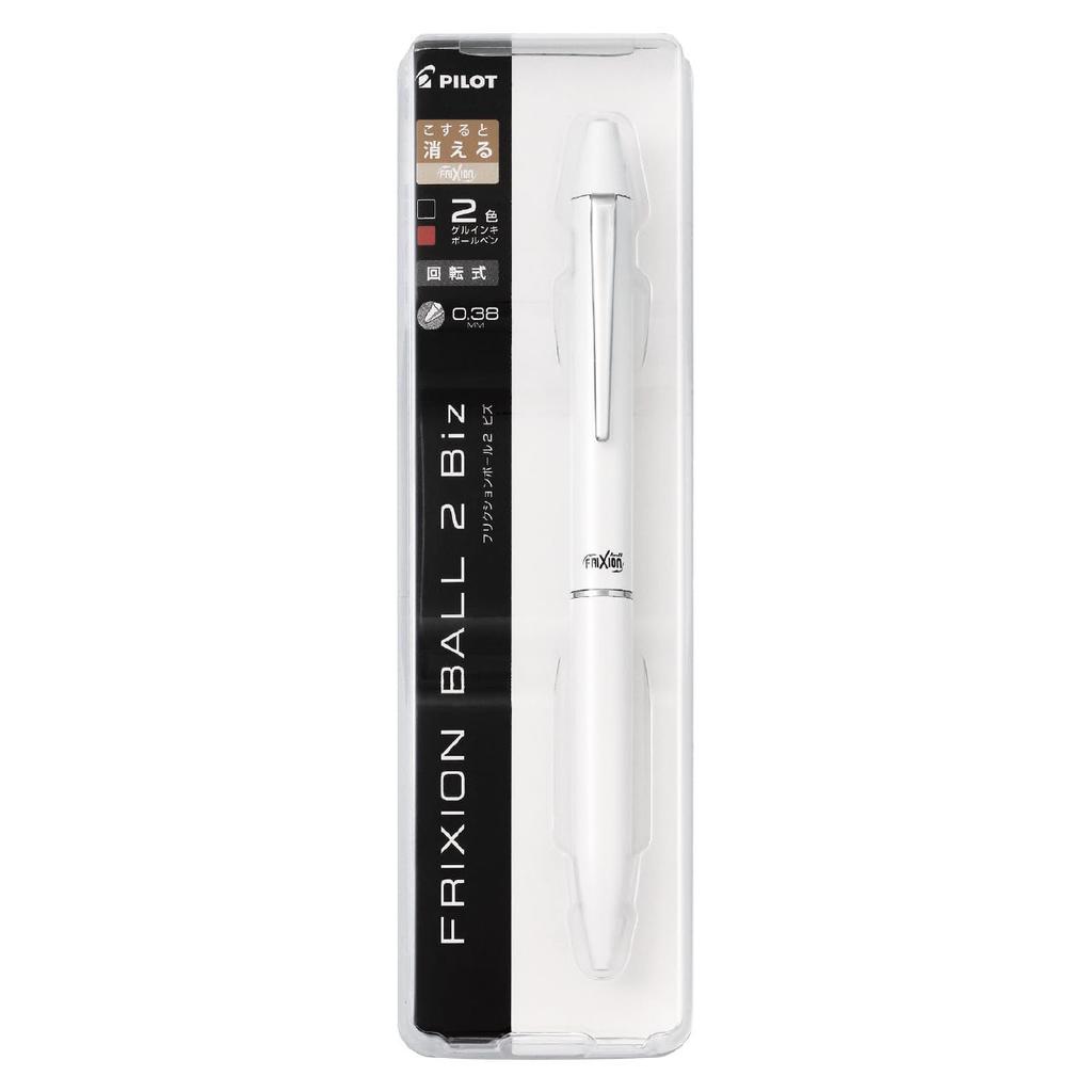 Pilot Multicolor Ballpoint Pen Frixion Ball 2 Biz Pearl White LFBT3SUFPW 0.5mm