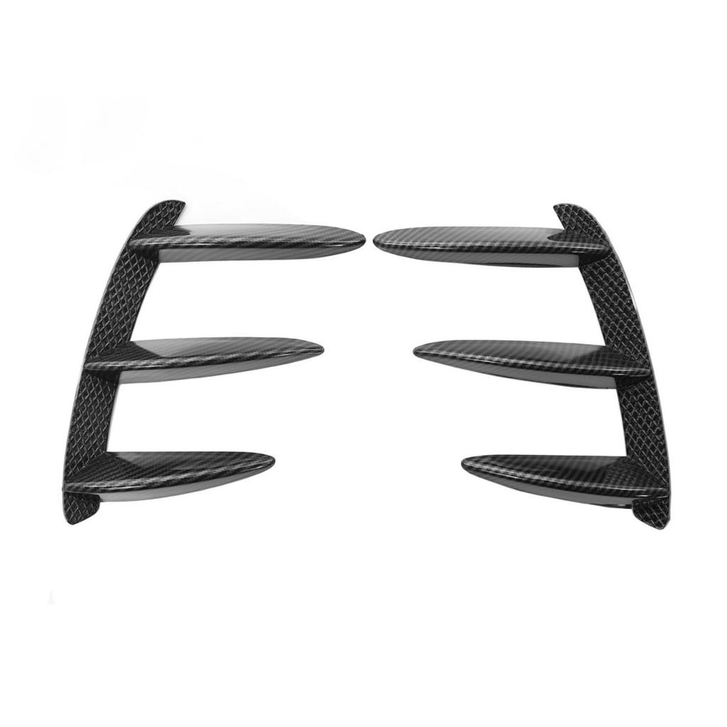 1 Pair Car Rr Lip Bumper Canards Vents Replacement for W176 0 A250 5